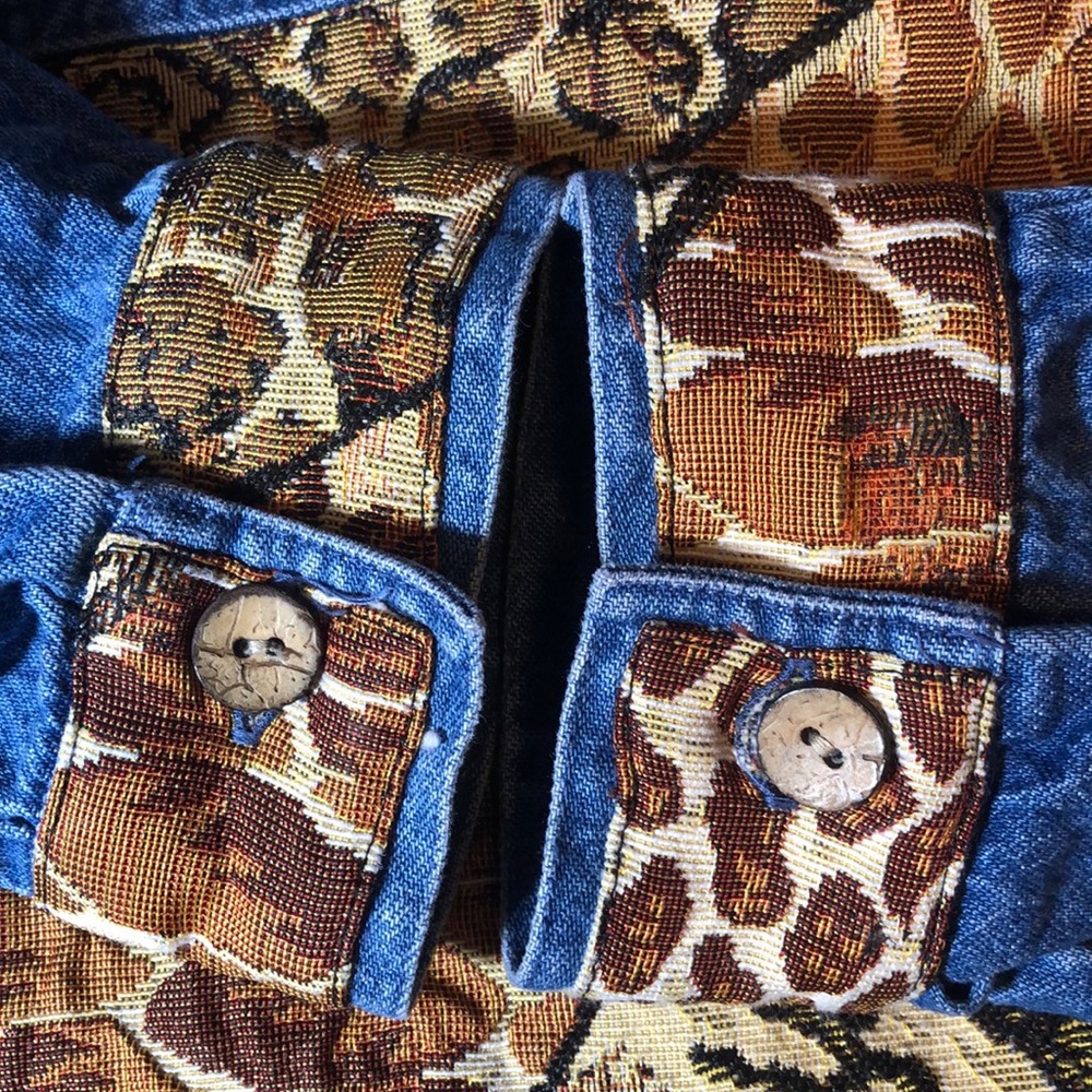 Jean Jacket Giraffe 🦒 Zebra 🦓  design - Picture 8 of 13